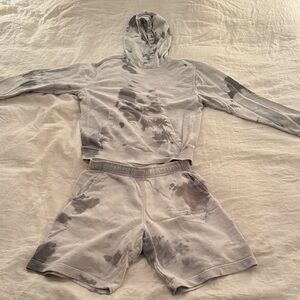 Size Small Men’s Nike Tie-Dye Hoodie and Shorts Set